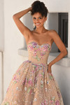 Portia and Scarlett PS26215 Sequin Strapless Corset Dress