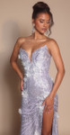 Portia and Scarlett PS26221 Glitter Strapless Fitted Dress