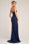 Portia and Scarlett PS26263 Beaded Straps Sleeve Long Dress