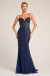 Portia and Scarlett PS26263 Beaded Straps Sleeve Long Dress