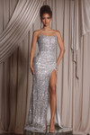 Portia and Scarlett PS26400C Sequin Strapless Corset Dress