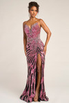 Portia and Scarlett PS26413C Beaded V-Neck Strapless Dress