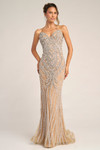 Portia and Scarlett PS26446C Beaded Strapless Fitted Dress