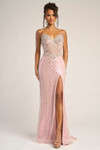 Portia and Scarlett XO057 Beaded Sweetheart Strapless Dress