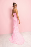 Portia and Scarlett XO059 Straight Neck Strapless Long Dress