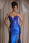 Portia and Scarlett XO098 Beaded Sweetheart Strapless Dress