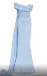 MNM Couture 2718 Off-shoulder Asymmetric Neck Long Gown