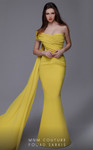 MNM Couture 2718 Off-shoulder Asymmetric Neck Long Gown