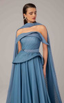 MNM Couture E0096 Straight-Across Neckline Strapless Gown