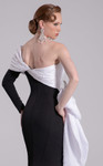MNM Couture F02907 Rayon Crepe Off-shoulder Cap Sleeve Gown