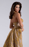 MNM Couture F02914 Sequins Single Shoulder Strap Long Gown