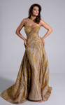 MNM Couture F02914 Sequins Single Shoulder Strap Long Gown