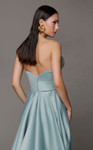MNM Couture N0626 Sweetheart Crisscross Neck Strapless Gown