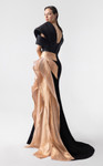 MNM Couture G1910 Taffeta Asymmetrical Shoulder Long Gown