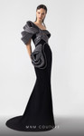 MNM Couture G1913 Crepe One-Shoulder Mermaid Fitted Gown