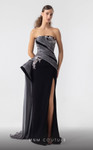 MNM Couture G1938 Crystal Embellishments Strapless Gown