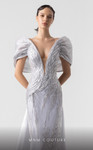 MNM Couture G1939 Embellishments Off-Shoulder Neck Gown