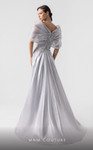 MNM Couture G1939 Embellishments Off-Shoulder Neck Gown
