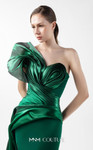 MNM Couture G2023 Crepe Asymmetric Neck Strapless Gown