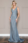 Amelia Couture 2030 Embellished V-neck Sleeveless Dress