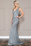 Amelia Couture 2030 Embellished V-neck Sleeveless Dress