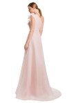 Alexander by Daymor 3209 Organza 3D Flower One Shoulder Gown