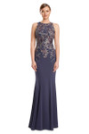 Alexander by Daymor 3211 Guipure Lace Crepe Halter Neck Gown