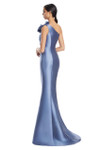Alexander by Daymor 3230 Satin Twill One Shoulder Long Gown
