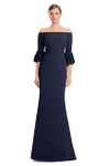 Alexander by Daymor 3251 Crepe Jersey 3/4 Sleeve Long Gown