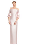 Alexander by Daymor 3256 Satin Twill 3/4 Length Sleeve Gown