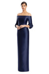 Alexander by Daymor 3256 Satin Twill 3/4 Length Sleeve Gown
