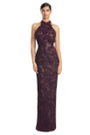 Alexander by Daymor 3277 3D Flower Lace Halter Neck Gown