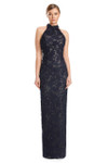 Alexander by Daymor 3277 3D Flower Lace Halter Neck Gown