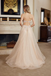 Nox Anabel G1787 Illusion Boned Spaghetti Straps Prom Gown