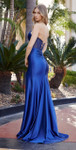 Nox Anabel A1737 Stretch Satin Sweetheart Strapless Dress