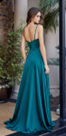 Nox Anabel A1744 Stretch Satin Scoop Neck Strapless Dress