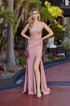 Nox Anabel A1745 Rhinestone Embellished Strapless Dress