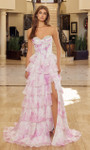 Nox Anabel A1752 Ruffle Sweetheart Neckline Strapless Gown