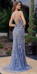 Nox Anabel C1834 Beaded Embellishments Peaked Neck Dress