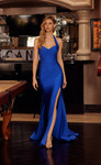 Nox Anabel C1851 Jersey Sweetheart Neck Halter Top Dress