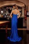 Nox Anabel C1851 Jersey Sweetheart Neck Halter Top Dress