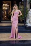 Nox Anabel C1851 Jersey Sweetheart Neck Halter Top Dress
