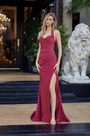 Nox Anabel C1851 Jersey Sweetheart Neck Halter Top Dress