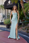 Nox Anabel C1851 Jersey Sweetheart Neck Halter Top Dress