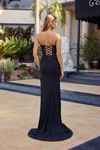 Nox Anabel C1868 Shimmer Jersey Sweetheart Strapless Dress