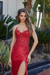Nox Anabel E1889 Beaded Sequined Sweetheart Strapless Gown