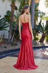 Nox Anabel E1889 Beaded Sequined Sweetheart Strapless Gown