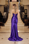Nox Anabel G1785 Satin Illusion Key Hole Strapless Gown