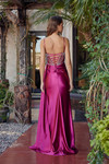 Nox Anabel G1788 Plunging V-Neckline Spaghetti Straps Gown