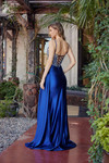 Nox Anabel G1788 Plunging V-Neckline Spaghetti Straps Gown